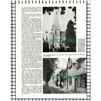 (8433) Horsham Sussex - 1966 Article