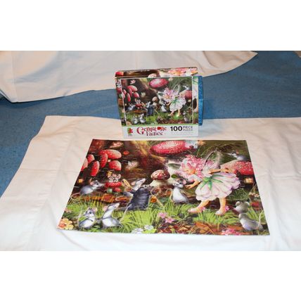 GEMSTONE FAIRIES COMPLETE Puzzle Red Stone Fairies