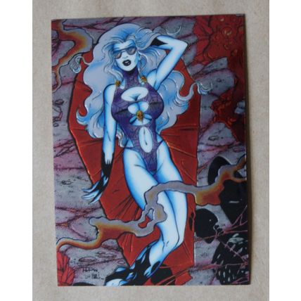 Lady Death All-Chromium Base trading Card # 60 (C) 1994 Chaos Krome comics