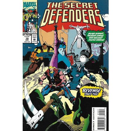 THE SECRET DEFENDERS # 10 : MARVEL COMIC : 1993 : vf+(8.5)
