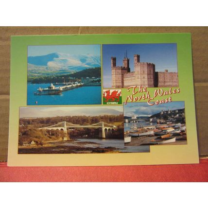 NORTH WALES COAST, multiview , unused postcard by Judges #