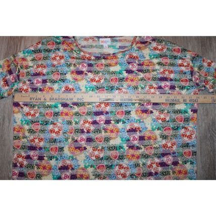 Womens Tunic Top Size Small S LulaRoe Tunic Shirt Cute Floral Design Pattern
