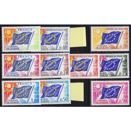 FRANKREICH FRANCE [Europarat] MiNr 0007-18 ex ( **/mnh ) [01] CEPT