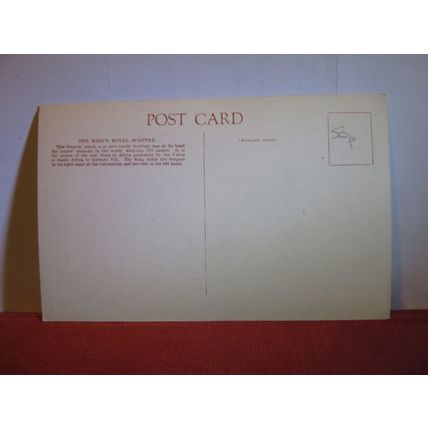 KING'S ROYAL SCEPTRE unused vintage postcard =