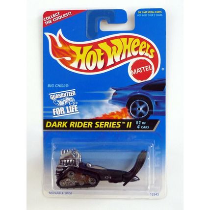Hot Wheels Big Chill #400 Dark Rider Series II 1/4 Black Die-Cast Vehicle 1996