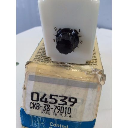 NEW POTTER & BRUMFIELD CKB-38-79010 P&B TIME DELAY RELAY 1-10SEC 120VAC COIL,CL