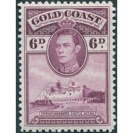 Gold Coast 1938 6d purple Perf 12 SG126 unused
