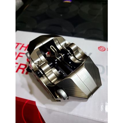 Brembo CNC billet Racing P2 34 84mm nickel rear brake caliper pads Ducati Honda