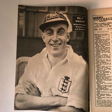 Charles Buchans Football Monthly April 1955 No44 Len Shackleton Billy Wright GC