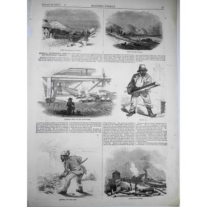 General Burbridge's Raid In Southwestern Virginia - Harper's Weekly, 1865
