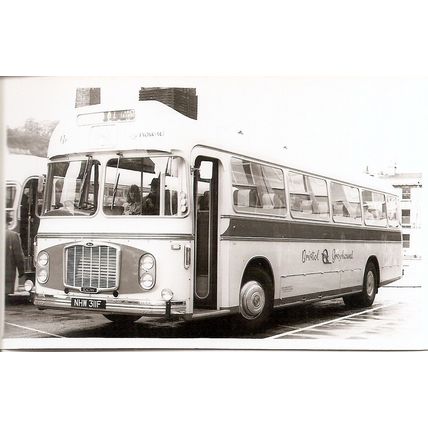 Black & White Photograph of Bristol Omnibus Co. Ltd. - NHW 311F