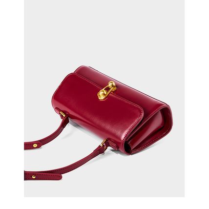 Women Fashion Genuine Leather Handbags Tote Bag Shoulder Bag Red