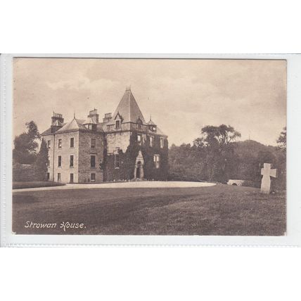 Strowan House Crieff Perthshire Photo Taken 1899 Used Aug 1918 Douglas Kinnoull