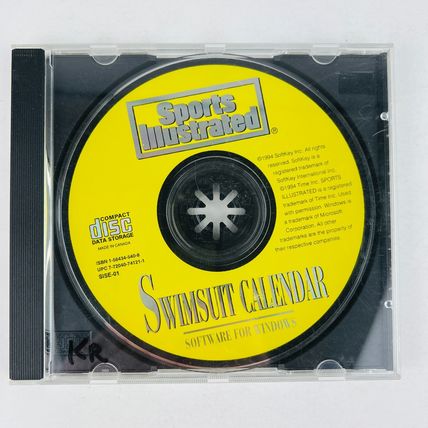 Sports Illustrated Swimsuit Calendar 1994 CD Rom Only ~RARE