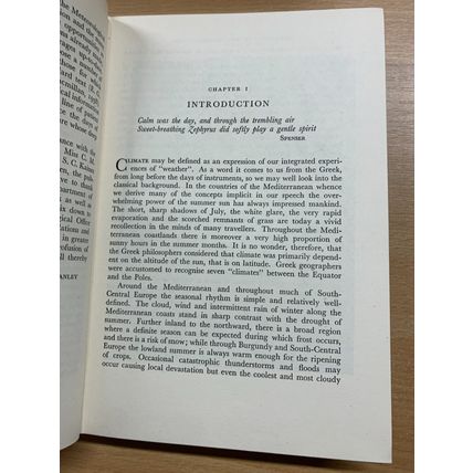 1952 NEW NATURALIST "CLIMATE & THE BRITISH SCENE" ILLUSTRATED HARDBACK BOOK (P4)
