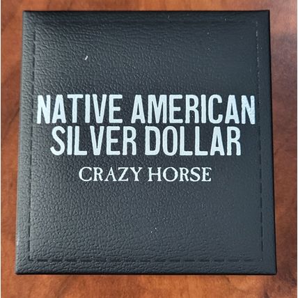 1 Oz Silver Collectible Crazy Horse Sioux Native American BU Mintage Of 5000
