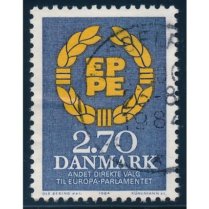 Denmark AFA 0753/Scott 753, 2.70kr European Parliament election, VF used stamp