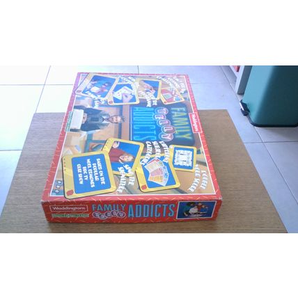 FAMILY TELLY ADDICTS Board Game. Waddingtons (Vintage 1992) Complete.
