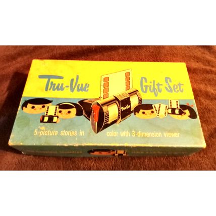 Old Vintage Original View Master # 520 Tur-Vue Gift Set In Original Box 1929