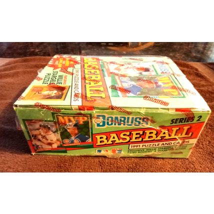 Donruss Series2 1991 Baseball Card Unopened Box 36 Packs Willie Stargell Puzzle