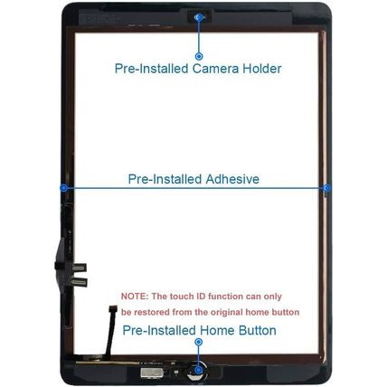 For Ipad 9 (9Th Gen 2021) A2602 A2603 A2604 A2605 Screen Replacement Glass Touch