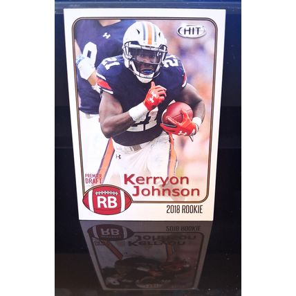 KERRYON JOHNSON 2018 SAGE HIT ROOKIE FOOTBALL CARD#105