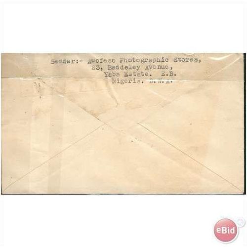 Nigeria Letter 1954 - SG 75 - Ife Bronze