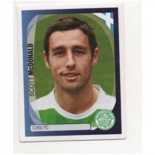 PANINI UEFA Champions League 2007/08 Football Sticker Scott McDonald #127