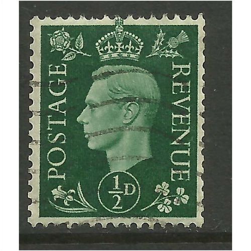 GB 1937 KGV1 1/2d Green Used Stamp SG 462.(K609 )