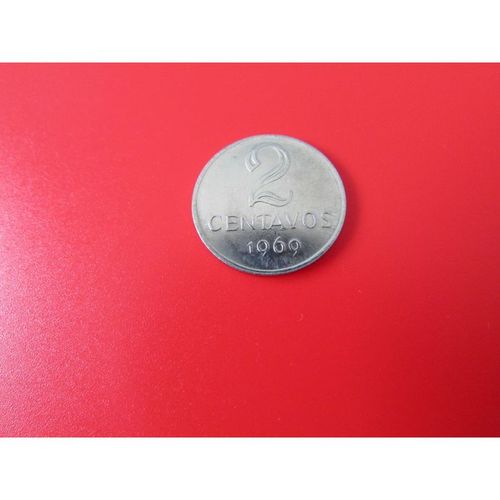 1969 BRASIL TWO CENTAVOS FREE POST. S