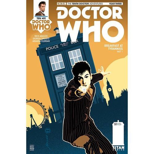 Doctor Who: The Tenth Doctor Year Three (2017) #3.1 Cover E TITAN