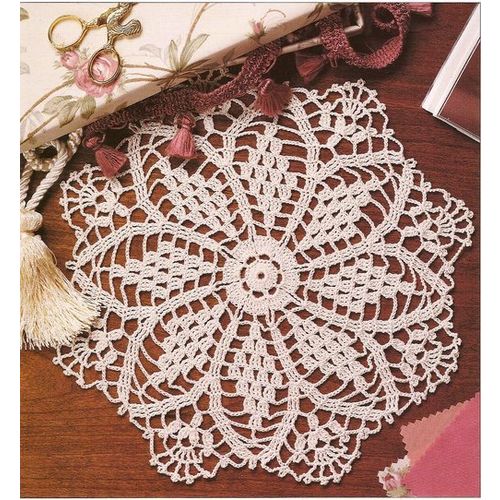 Crochet Doily Pattern Crown Jewels Doily