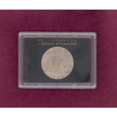 Clear Plastic Cases for Peace Dollars (Qty = 10 Slabs)
