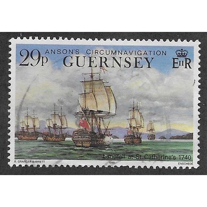 GUE 1990 29P '250TH ANN ANSONS CIRCUMNAVIGATION' FINE USED (EBID66-819)