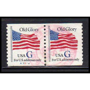 Used 2890 32c G Old Glory Very Fine CNP Left A3324 PA1574