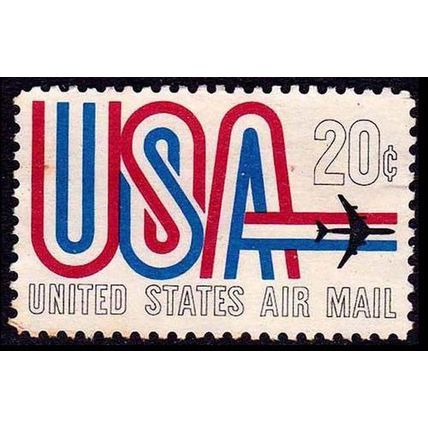 USA 1968 Air Mail 20c Used Stamp Airmail