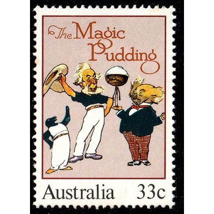 Australia 1985 Children's Books Magic Pudding 33c MNH Stamp.