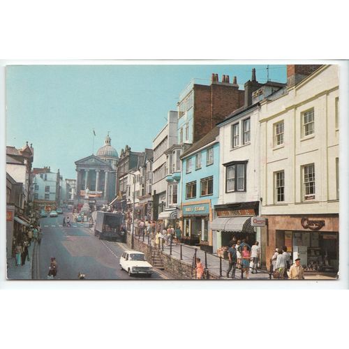 Town Centre Penzance Cornwall 1978 Postcard 410