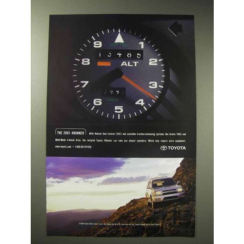 2001 Toyota 4Runner Ad
