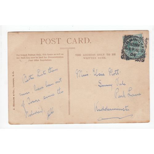 Miss Mabel Love Actress 1904 Postcard J Beagles & Co 1222