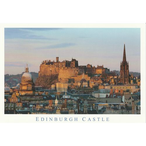 EH41: Edinburgh: Edinburgh Castle, viewed from Salisbury Craggs.