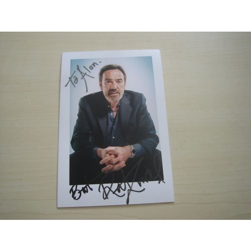 Robert Lindsay (Me & My Girl, My Family) hand signed RARE *FREE POST*