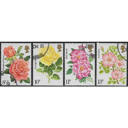 SG 1006/9: Centenary of the National Rose Society.
