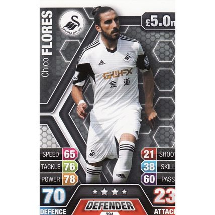 Match Attax 2013/2014 294 Chico Flores Swansea City