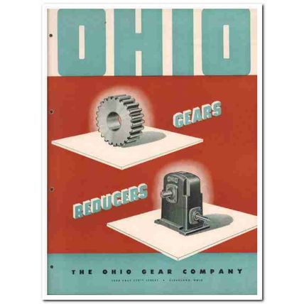 Ohio Gear Company 1945 vintage industrial catalog reducers