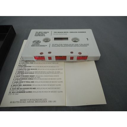 Endless Summer Beach Boys Cassette Made in England TC MFP 50528