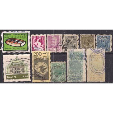 Brazil Selection of 11 used stamps ( K511 )