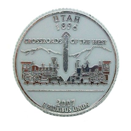 Utah State Quarter Fridge Magnet