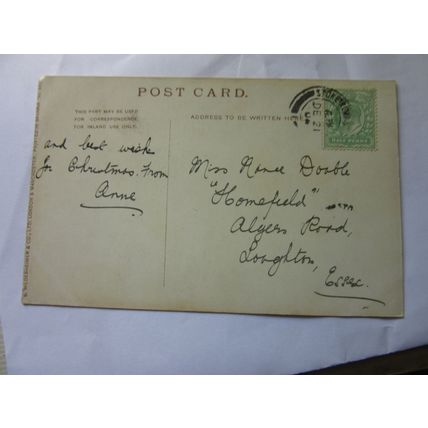THE NIGHT SKY used antique postcard by S. Hildesheimer & Co 1904 postmark /