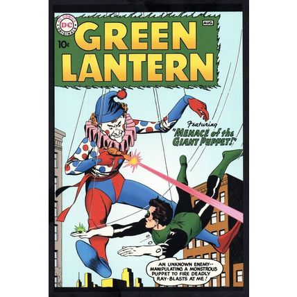 Green Lantern vs The Giant Toy Puppet DC Comic Issue One 1 Postcard